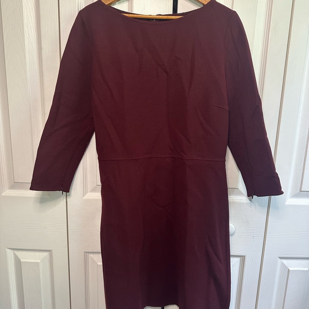 Theory Burgundy Dress